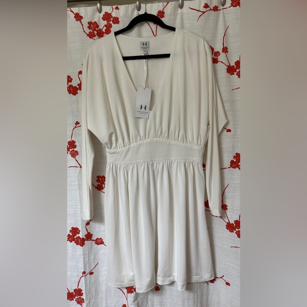 Halston Heritage White Mini Dress